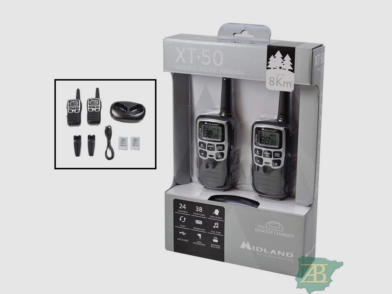 MIDLAND XT-50 WALKIE-TALKIE-SET
