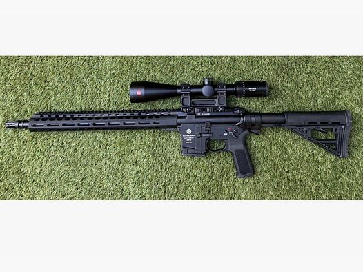 Schmeisser AR15 Paket mit Leica Amplus 2,5-15x50 .223Rem
