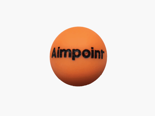 Boule de prise de chambre Aimpoint en silicone, orange avec logo