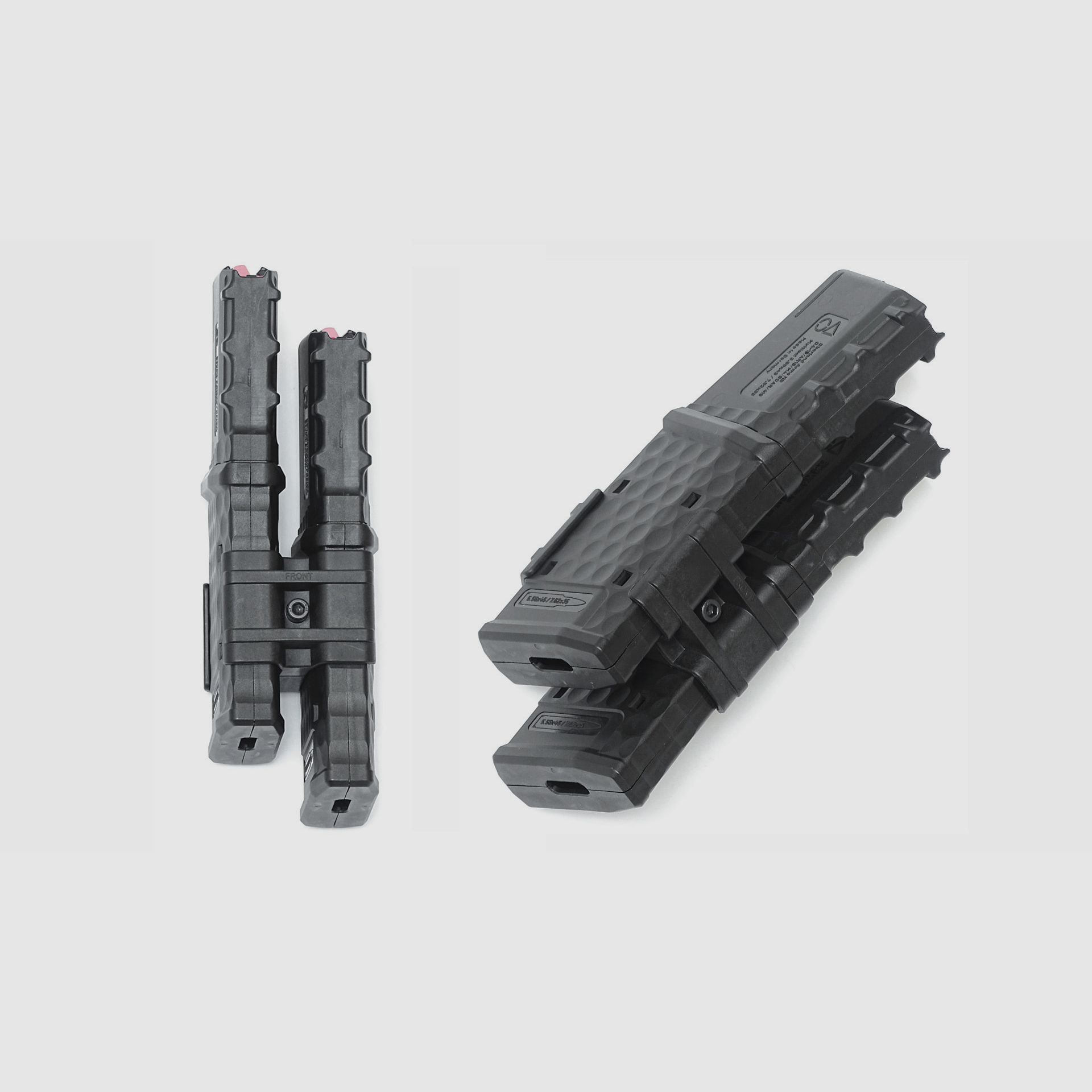 Bundle 10x OA Active MAG 5.56x45mm/.300BLK, 10-Schuss, schwarz + 2 gratis Magazinkoppler, Bild 3 von 3