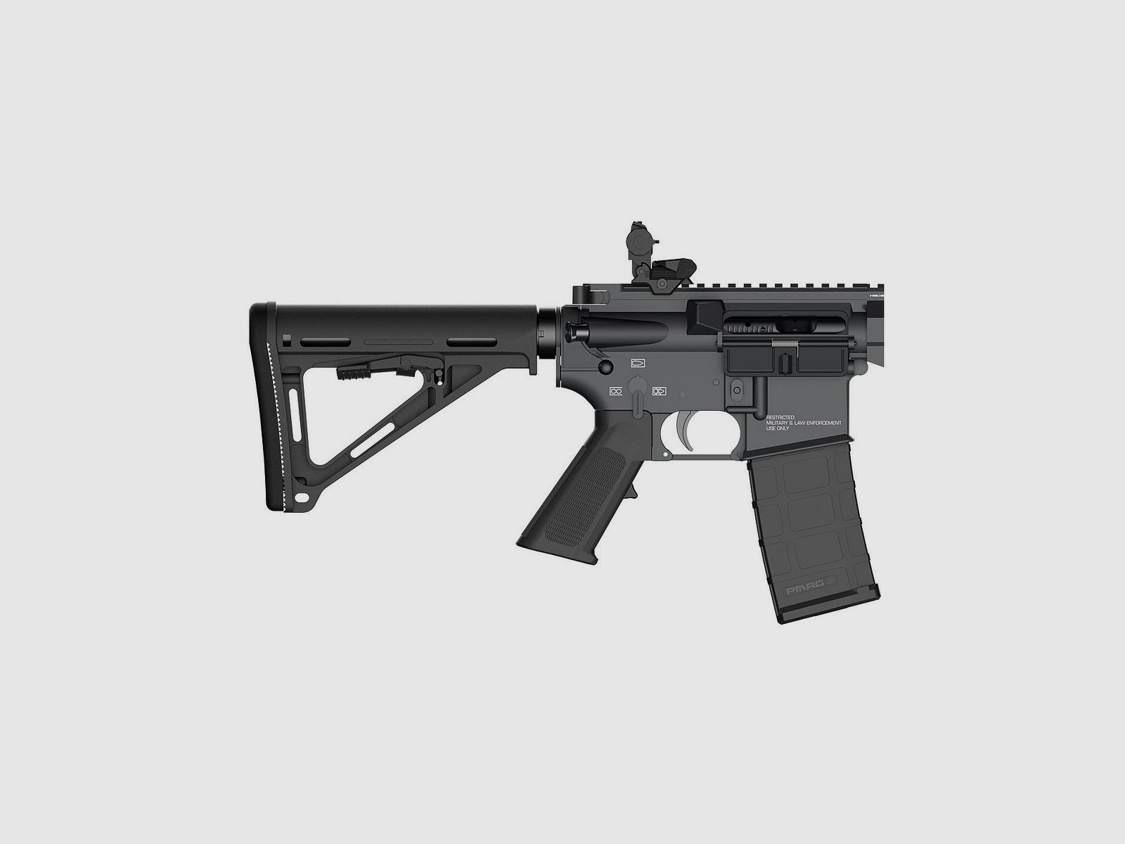 Fusil semi-automatique ASTRA ARMS VG4 Brutale 14,5" – 300 AAC BLK, image 4 sur 8