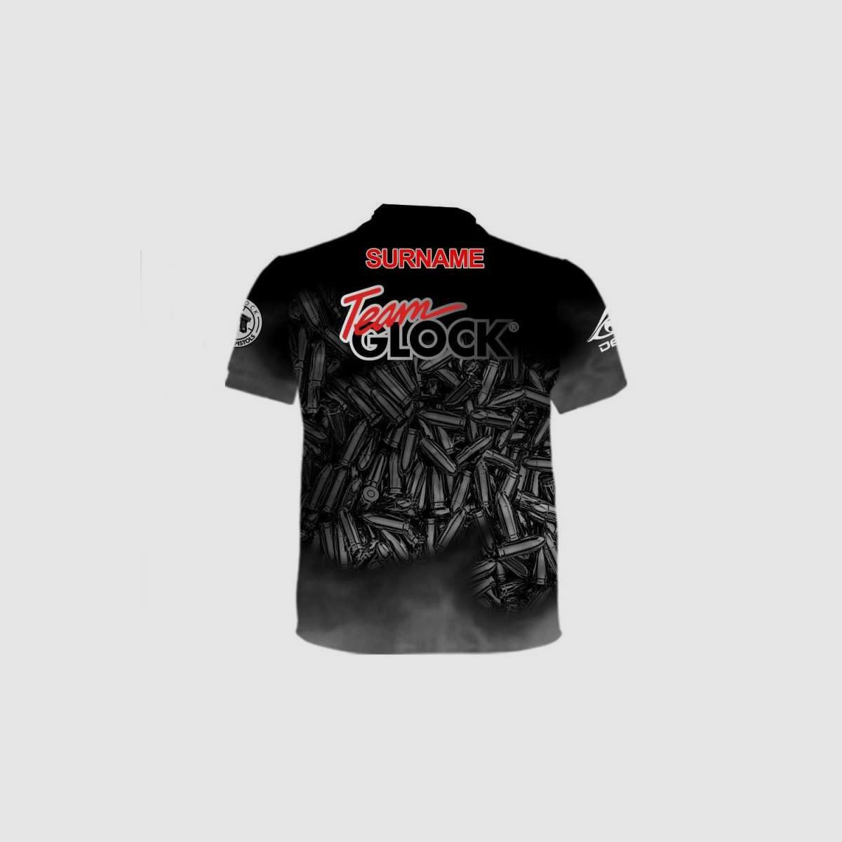 DED Sportswear Set Team Glock Schwarz Thema, Größe: 10XL, Benutzerdefinierter Name: Kein Name, Bild 3 von 3