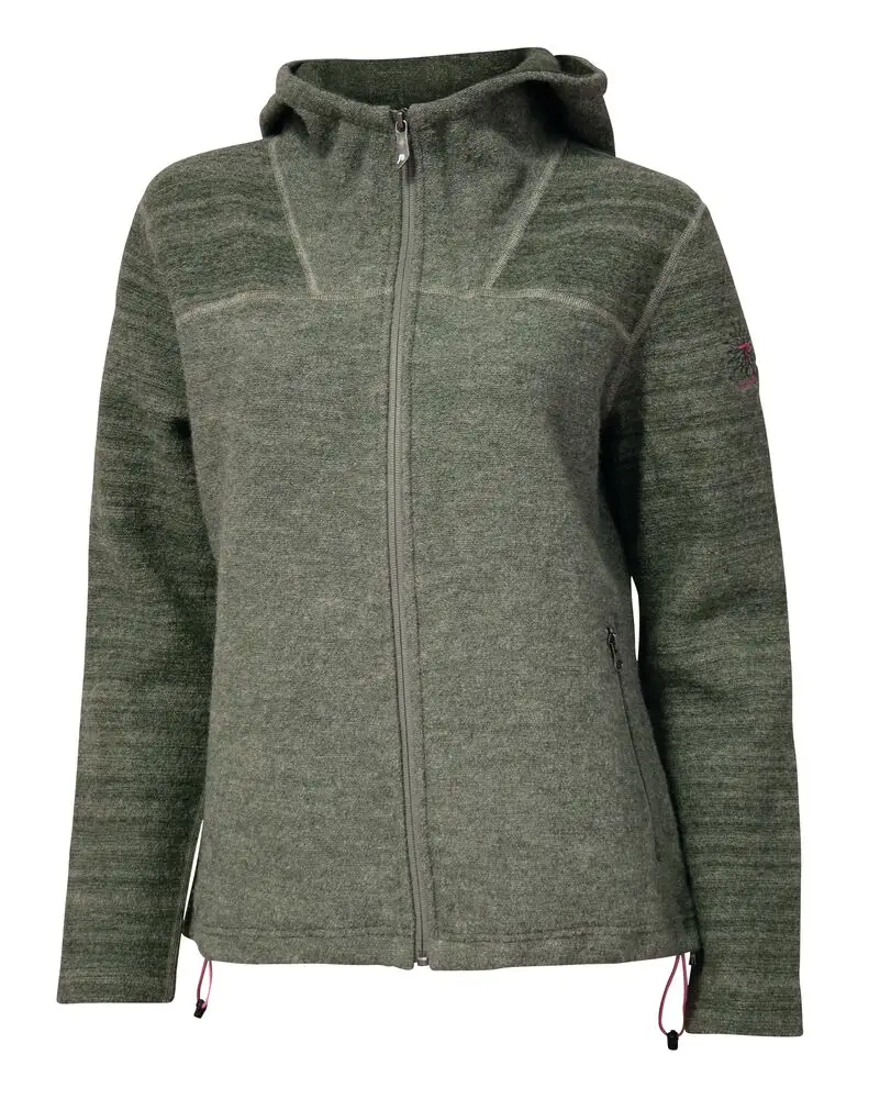 Ivanhoe Giacca in Lana da Donna Annie con Cappuccio (Loden Leggero)