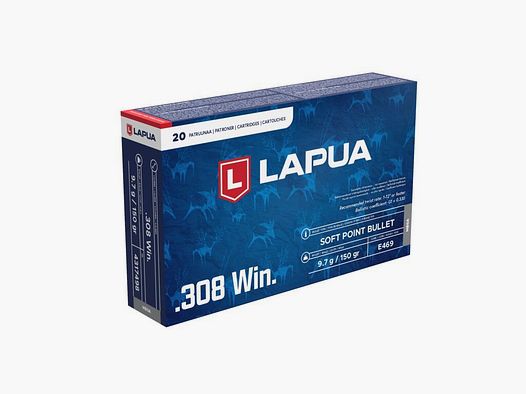 LAPUA .308 Win. Mega SP 9.7g/150gr