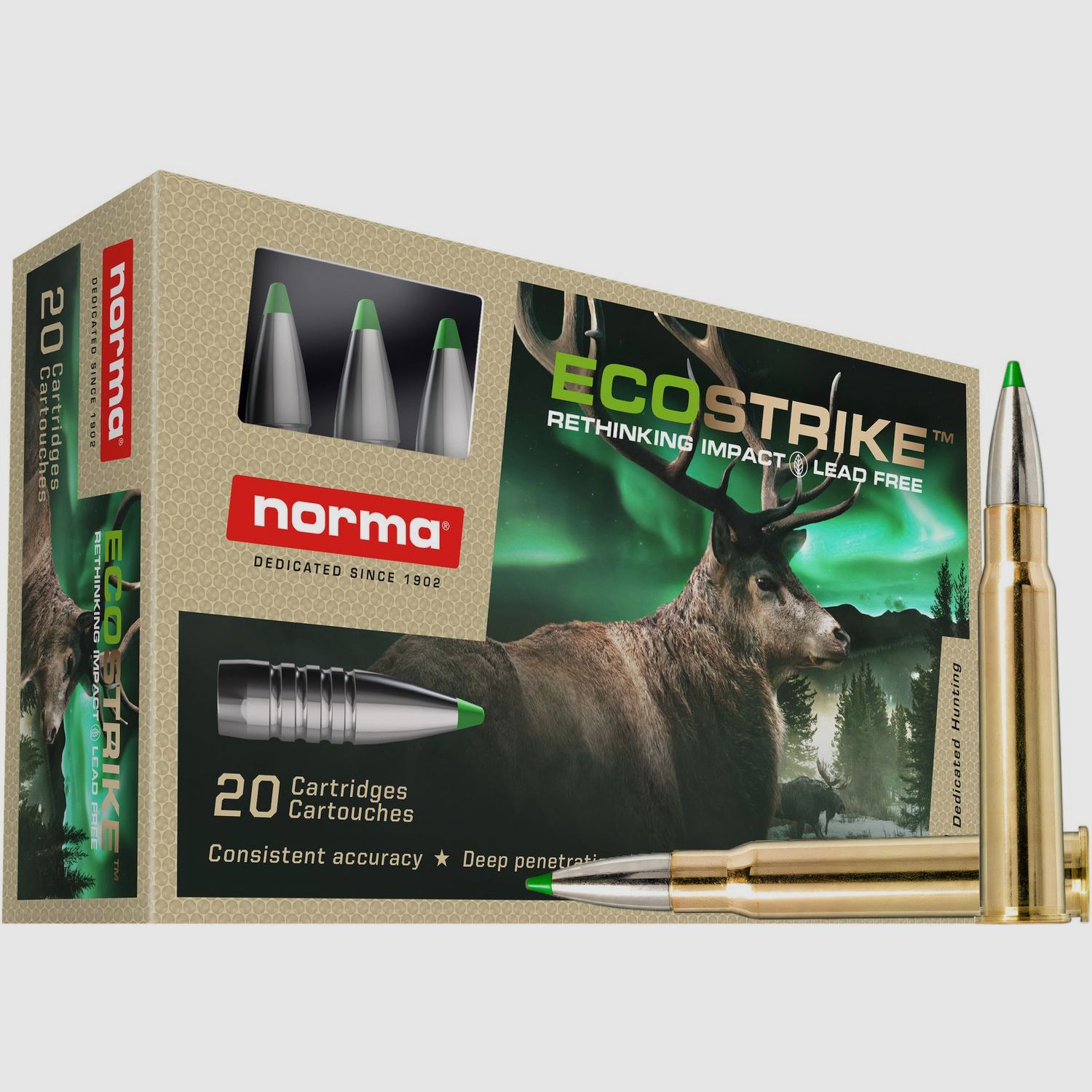 Norma Ecostrike Kal. 8x57 IRS - 10,4g / 160 gr