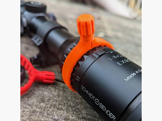 For Schmidt and Bender EXOS: Quick adjustment lever for magnification setting