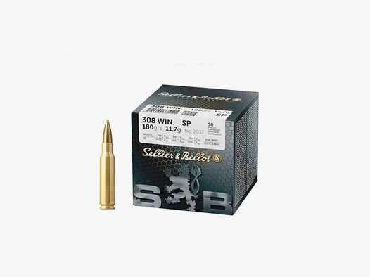 SELLIER & BELLOT – 308 WIN. 180grs 11,7g SP No.2937