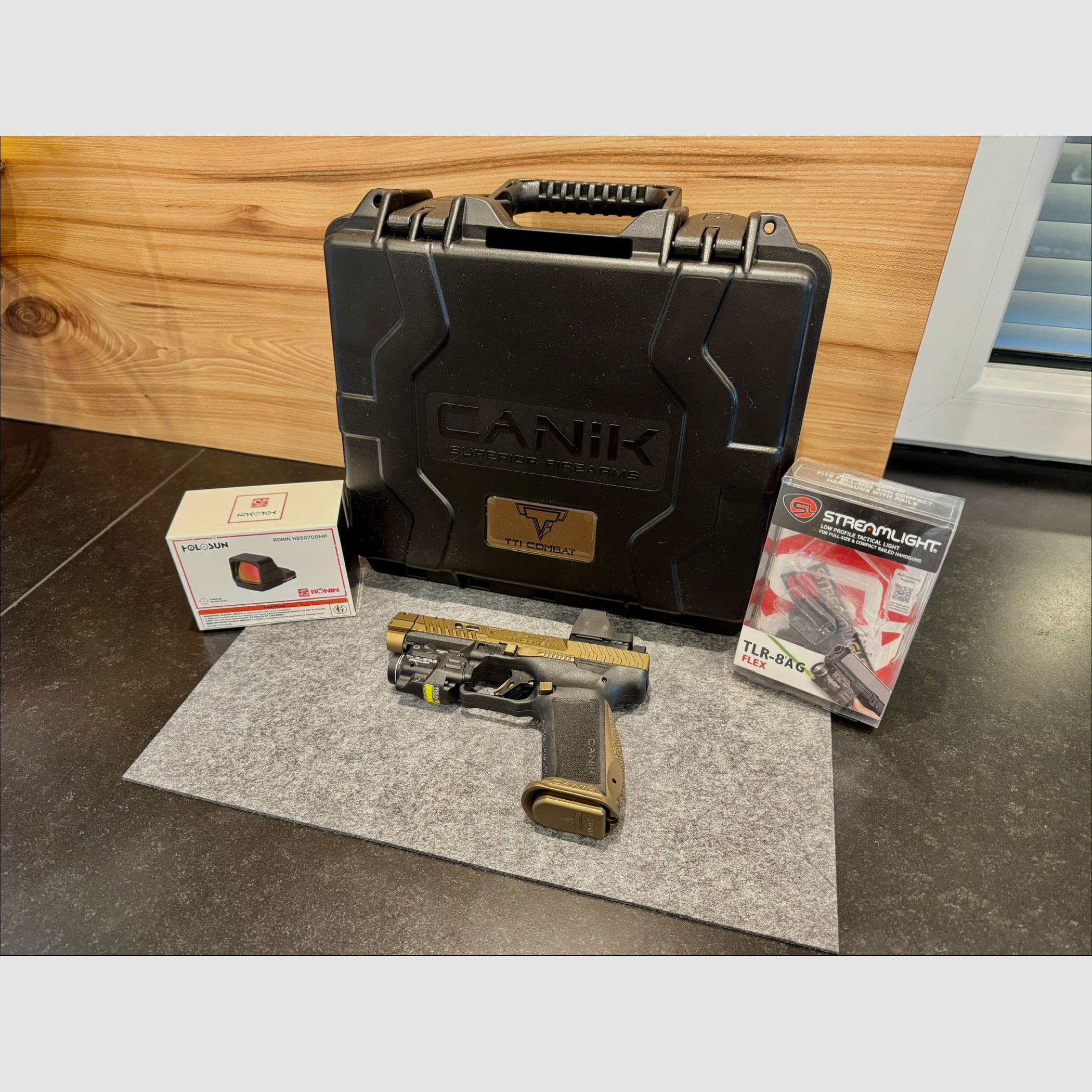 Canik TP9  TTI Combat Taran Tactical 9x19mm