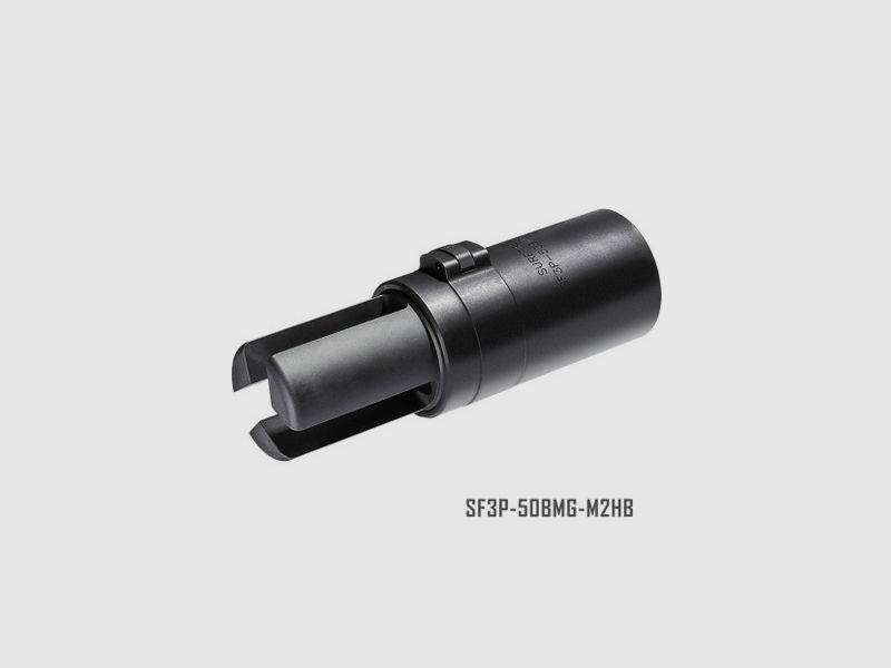 SureFire 3-Prong Supresor de Llama para Cañón M2HB sin Rosca