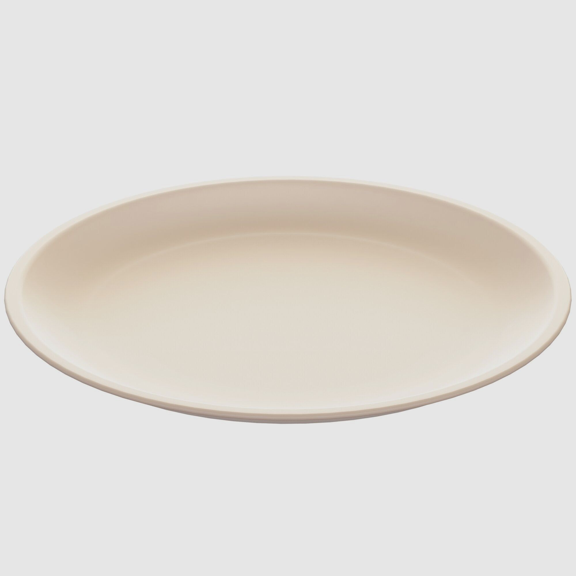 Piatto 24 cm bianco crema, immagine 1 di 4