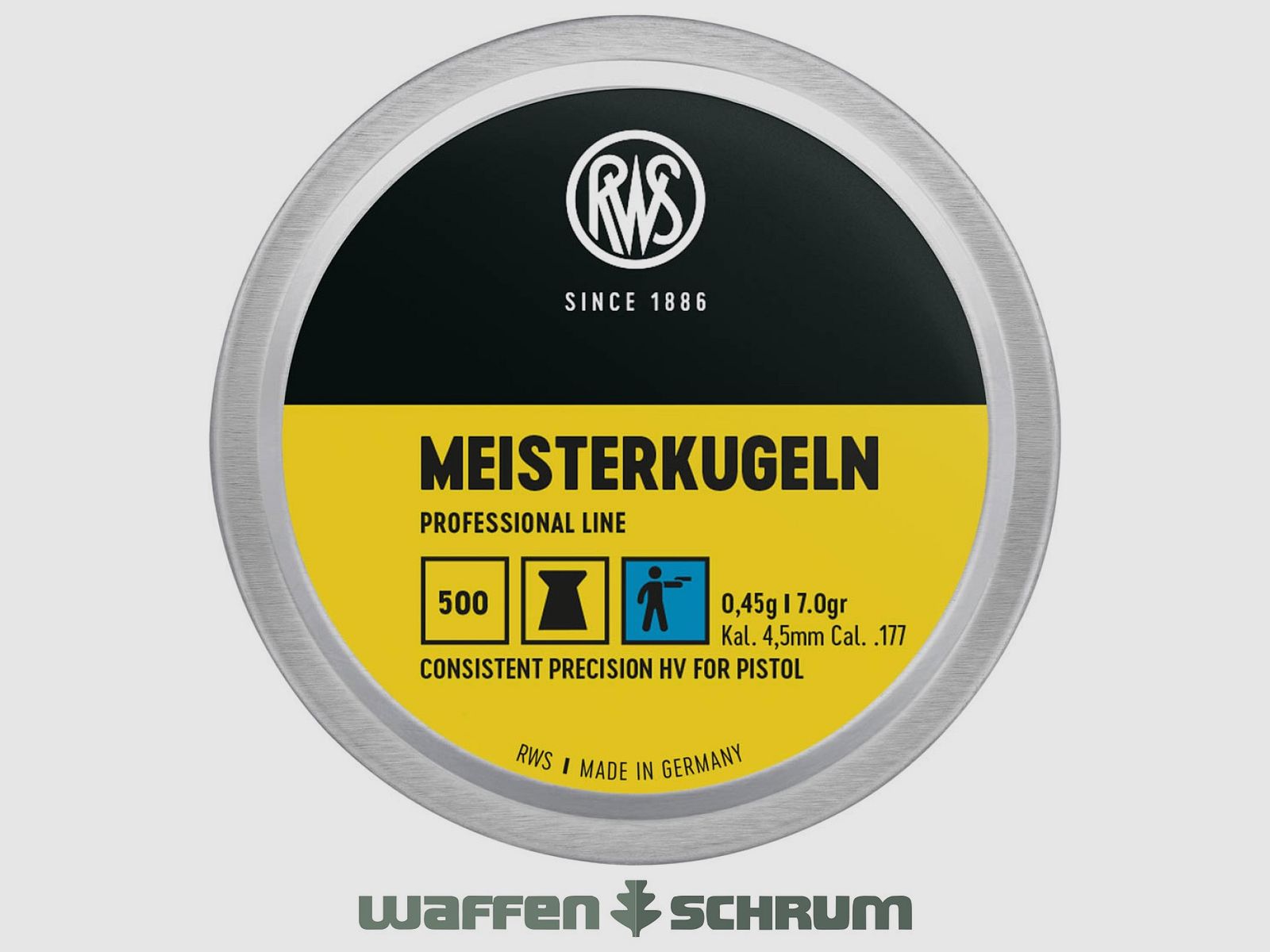 RWS Meisterkugeln HV 0,45g 4,49mm Professional Line