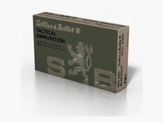300 AAC Blackout S&B FMJ 147gr VE20
