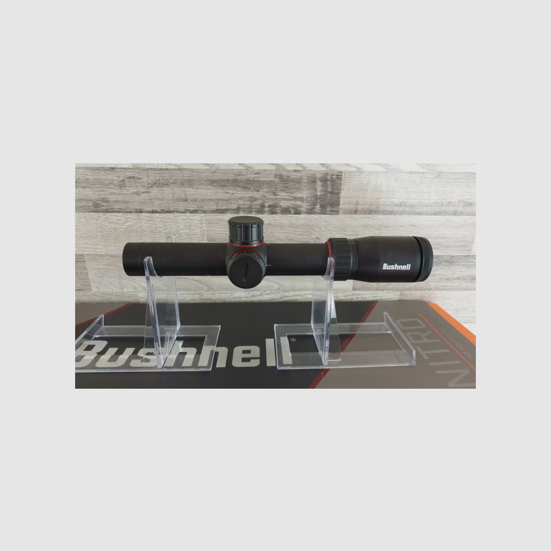 Neuware vom Fachhandel - Drückjagd-Zielfernrohr Bushnell Nitro 1-6x24 Absehen 4 LP