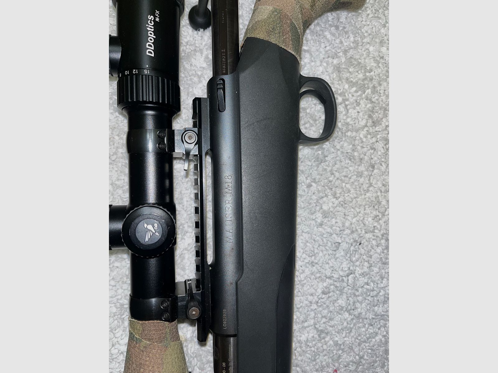 Mauser M18 - Cal. .30-06 Spring. - DD Optics N-FX 2,5-15x56 - Blaser Schalldämpfer Modell Moderator