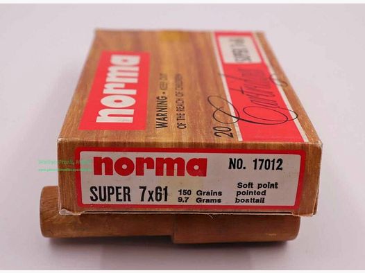 Cartucce per fucile Norma 7x61 Super