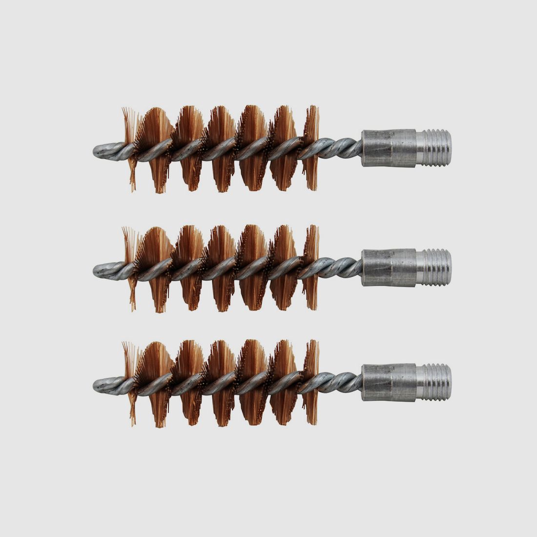3 bronze brushes 20GA