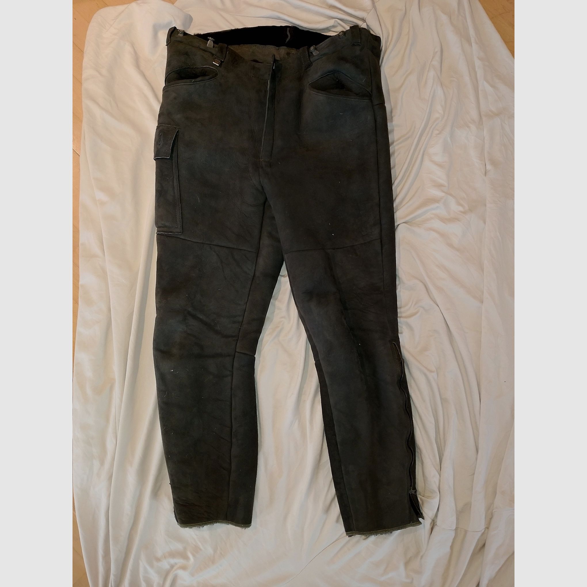 Qualitative Ansitzhose - Hersteller Leder Weiß