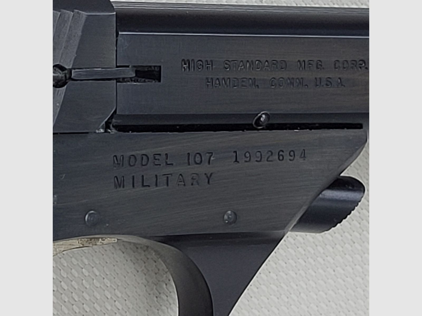 High Standard 107 Trophy Military