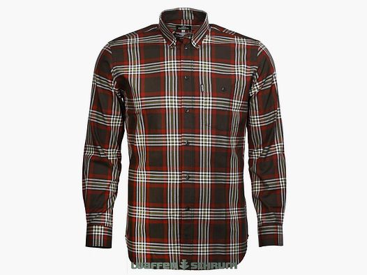 Camicia Foresta a quadri oliva