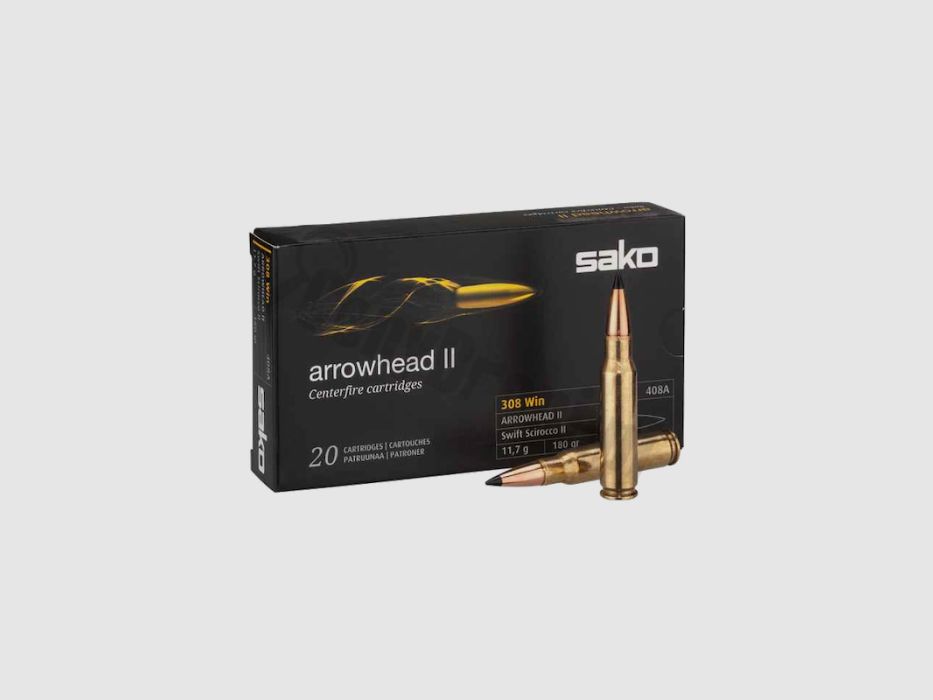 SAKO Arrowhead II munitie 11,7 g .308 Win, afbeelding 1 van 2