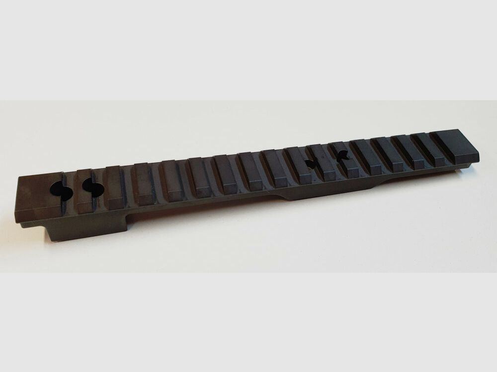 MHS V1 Picatinny Schiene für MAUSER 66 , Stahl Schiene , schwarz matt , 180mm , Made in Germany