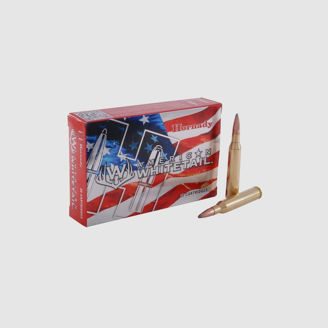 Hornady American Whitetail .25-06 Rem. 117GR JSP 20 Patronen