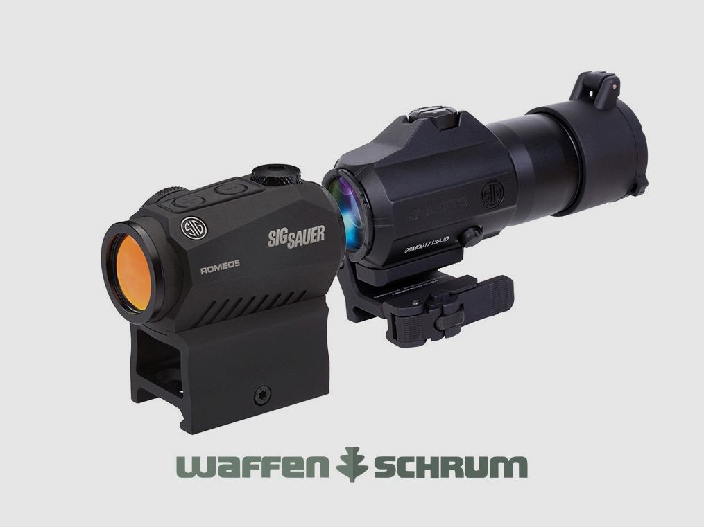 SIG-Sauer ROMEO5 + JULIET3 Magnifier Set 2 MOA - 3x24mm