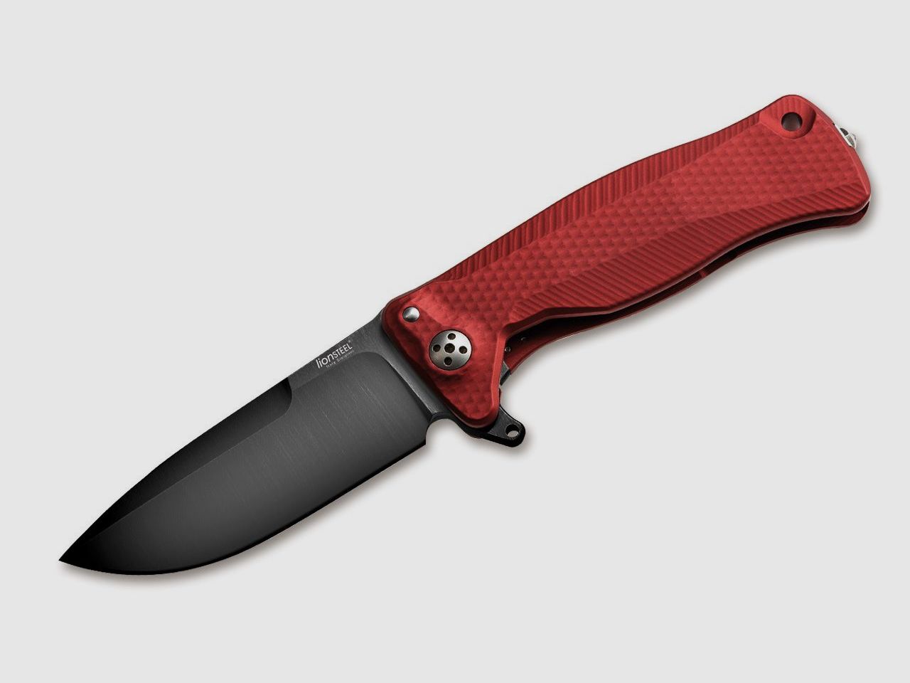 Taschenmesser SR22 Aluminium Red Black