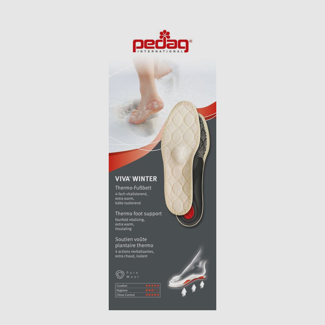 Pedag® Viva Winter Insoles