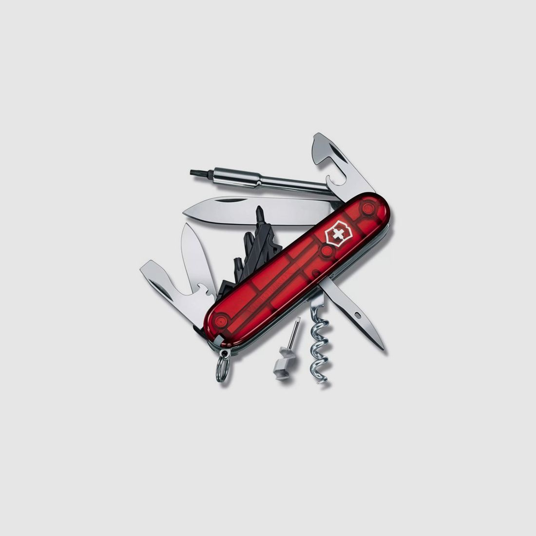 Multitools Victorinox Schweizer Taschemesser Cyber Tool S LĂ¤nge 9,1 cm rot 27 Funktionen (P18)