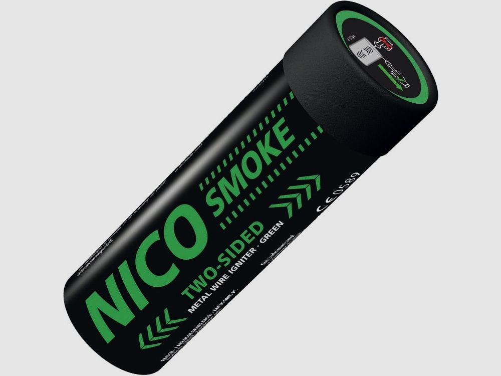NICO 50 sekundowa dwustronna granat dymny do paintballa (zielony)