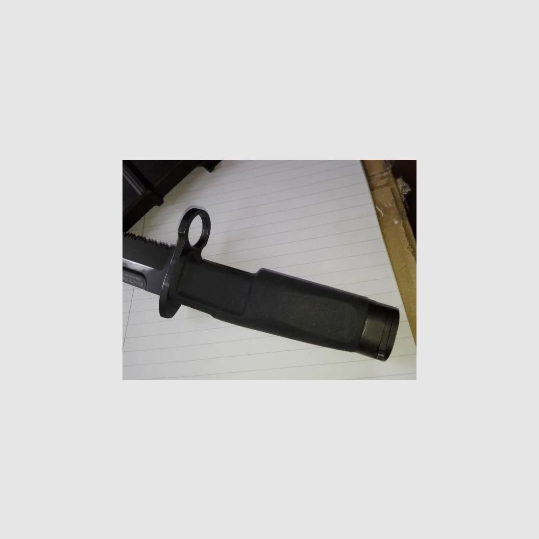 ¡Venta de emergencia! Extrema Ratio Fulcrum cuchillo de campo/bayoneta con funda compatible con MOLLE