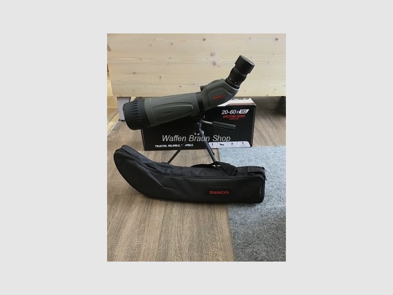 Tasco Spectiv 20-60x80 Grün inkl. Dreibein und Tragetasche