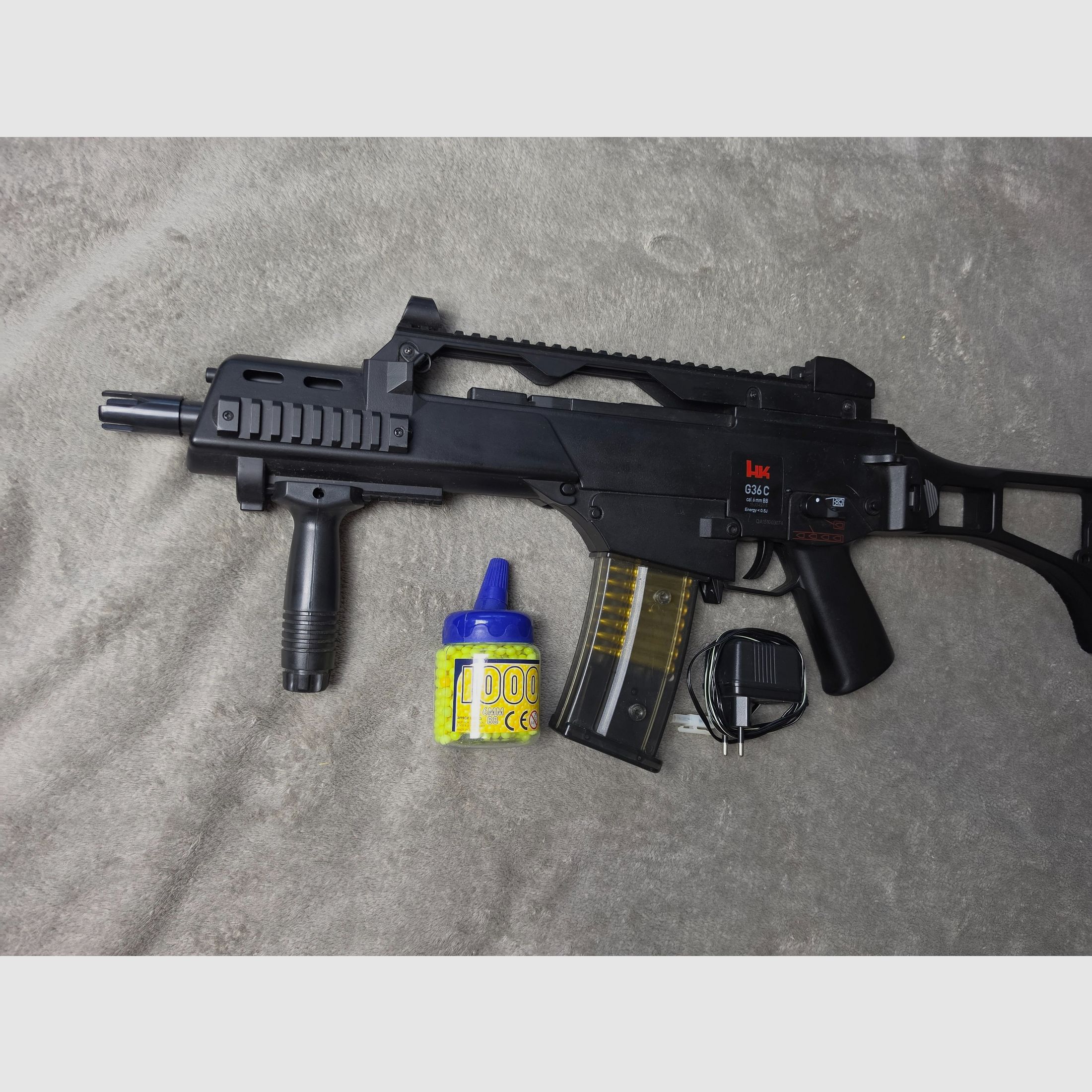 Heckler & Koch G36 C Dual Power Softair AEG set completo – Estado top con accesorios, imagen 2 de 5