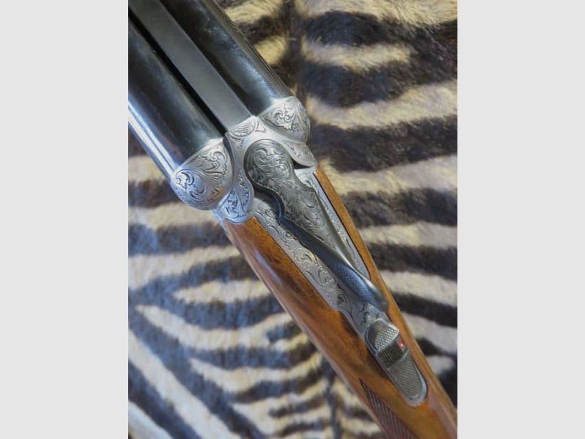 Bockdoppelflinte RIZZINI Round Body BR550 Kal.20/76 Läufe 71 cm 5 Chokes – Schaft Englisch – Waffenkoffer, Bild 7 von 11
