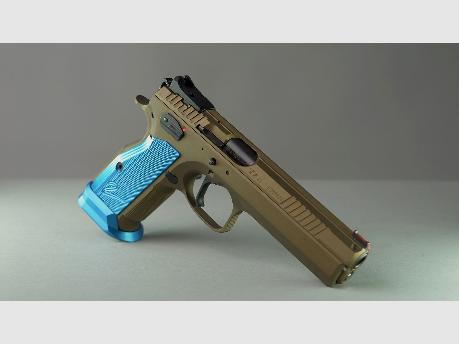 CZ TS2 Burnt Bronze "Blue Sky" 9mm Sonder Edition