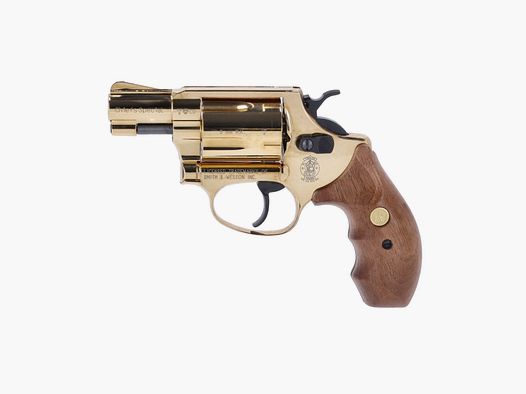 Smith & Wesson Chiefs Special Schreckschuss Revolver 9 mm R.K. gold