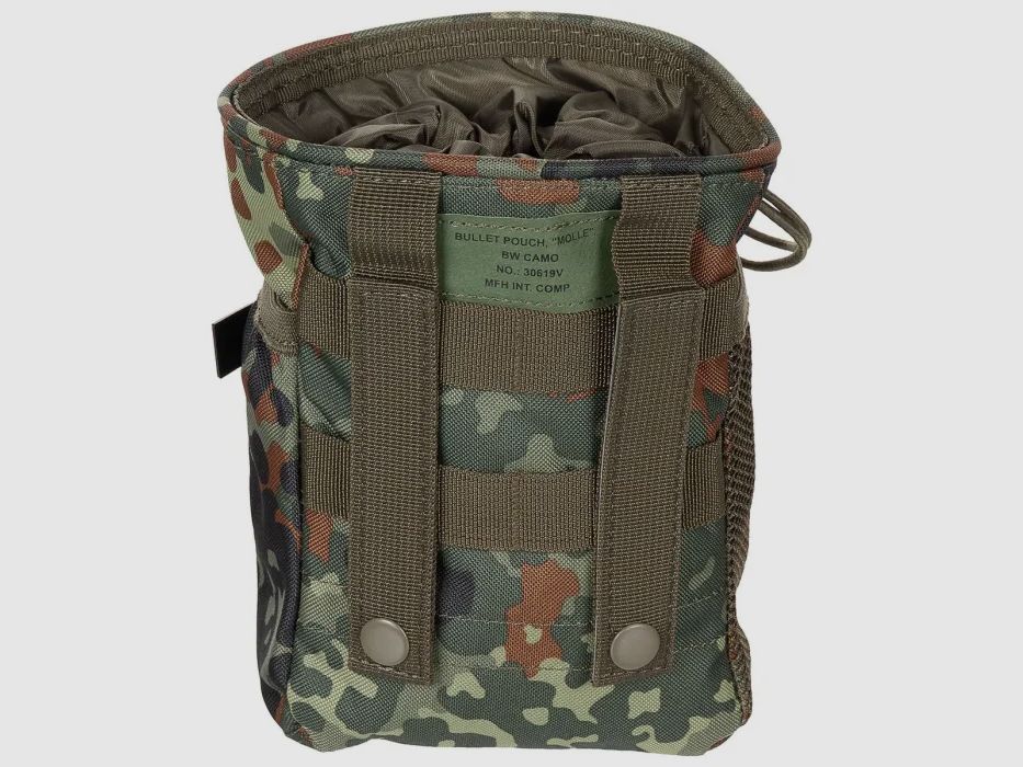 Ammunition casing bag, "MOLLE", BW camouflage