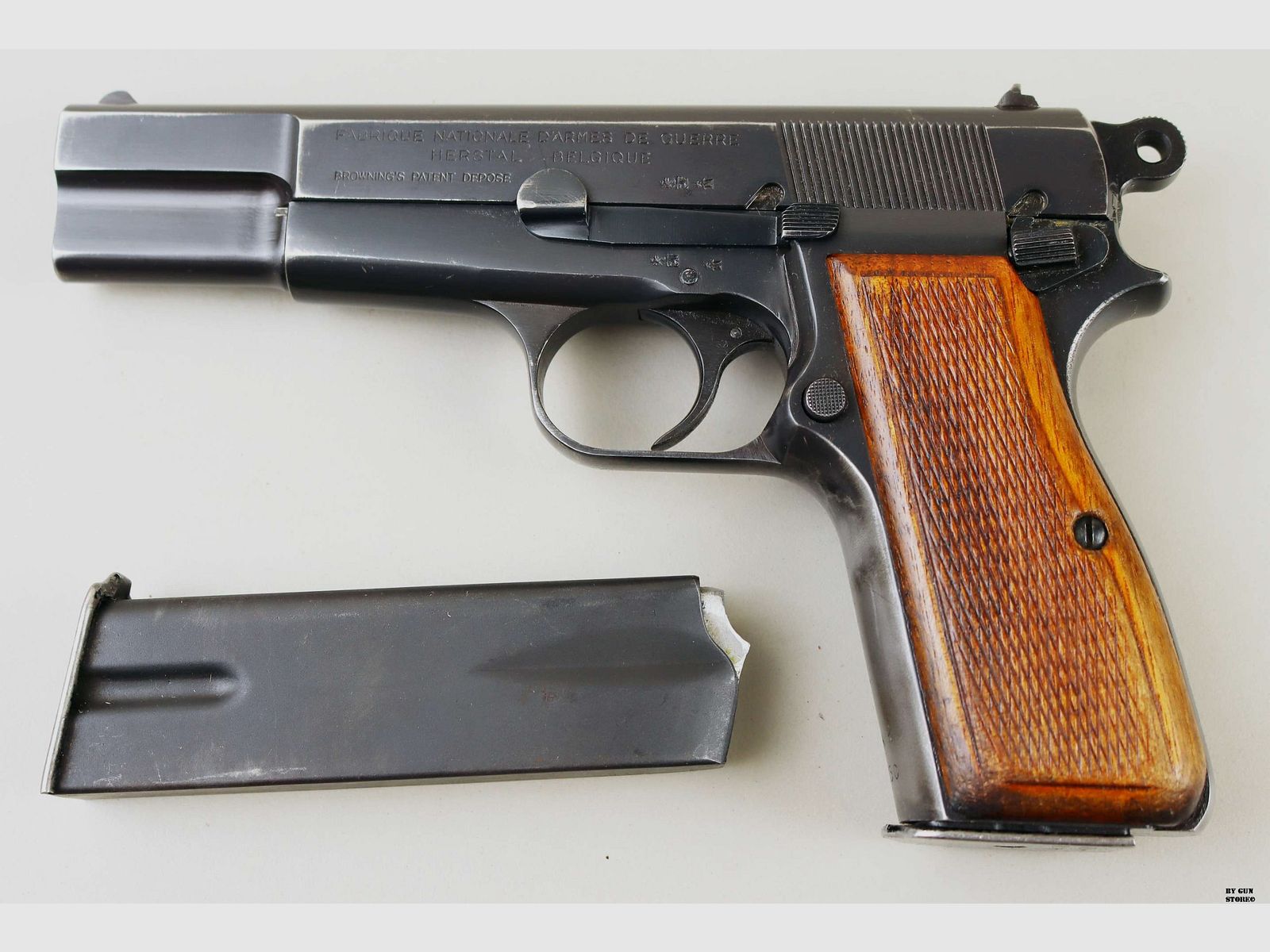 Pistole Fabrique Nationale F.N. mod. HP35 LGK cal. 9×19 matr. 4287, Bild 2 von 13
