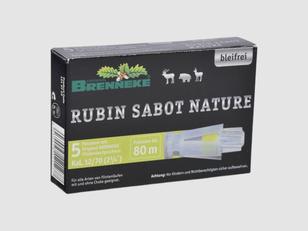 Brenneke 12/70 Rubin Sabot NATURE 19g