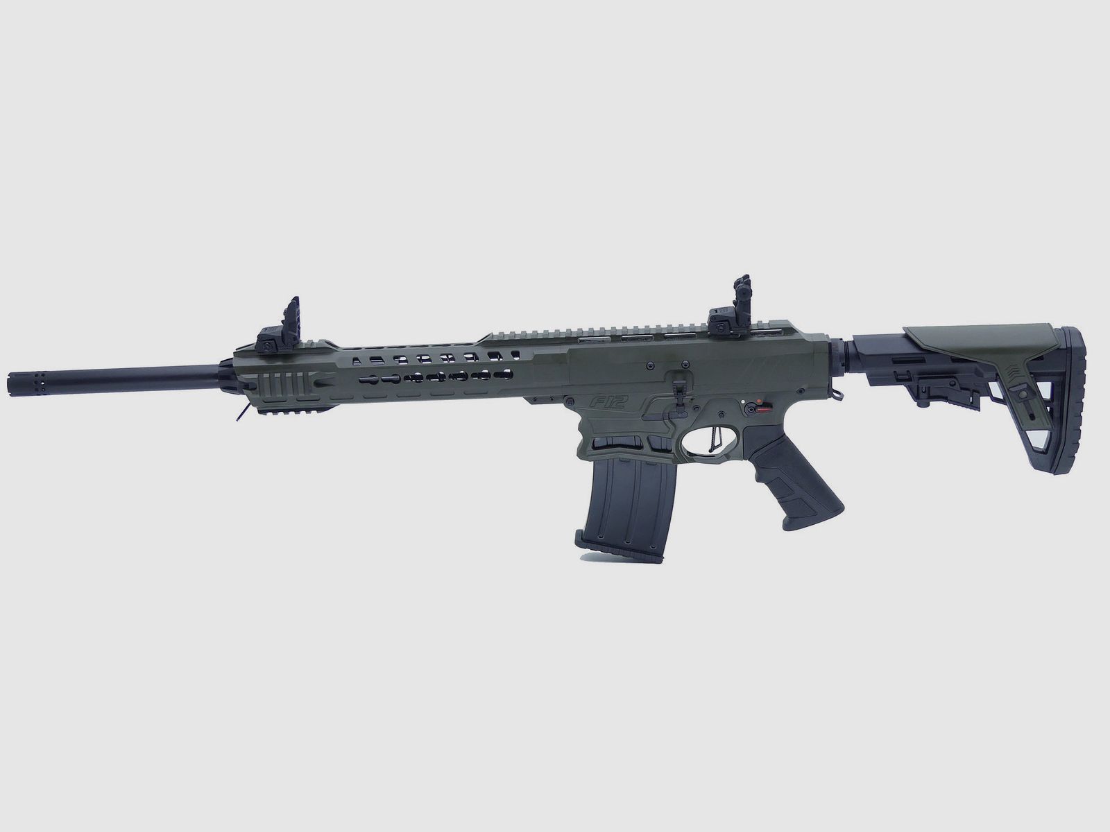 Typhoon Defence F12 OD Green – Semi-automatisch geweer met verwisselbaar magazijn kal. 12, afbeelding 2 van 13