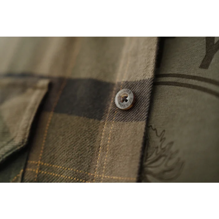 Koszula męska Harkila Asmund L/S - Beech green check (112010149), zdjęcie 4 z 6