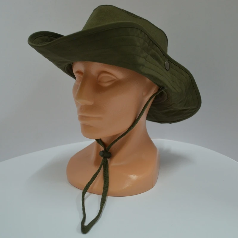 Green hiking hat, scout hat – olive green, clearance sale