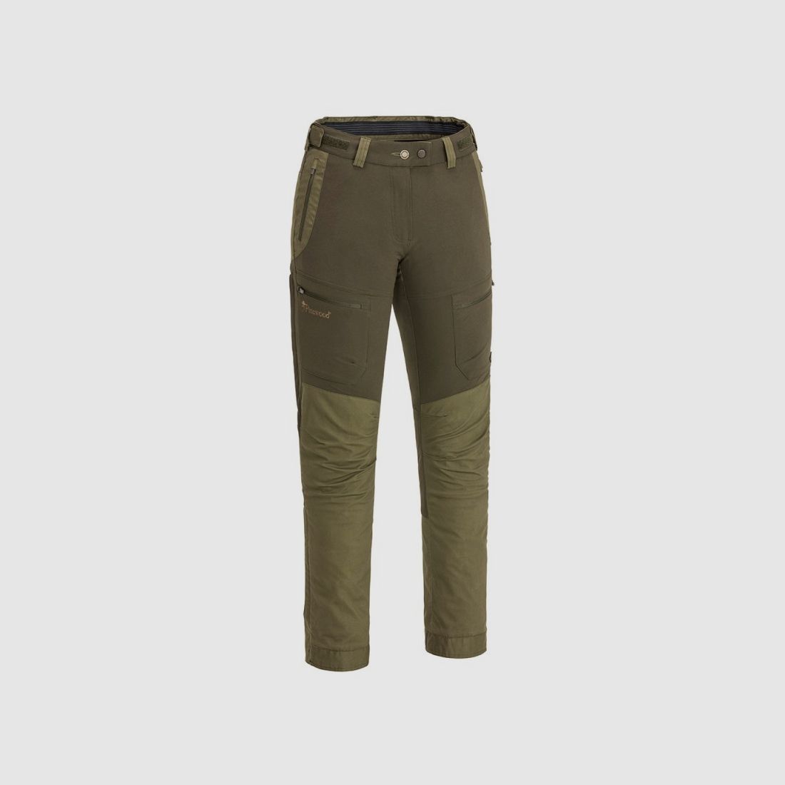 PINEWOOD Finnveden Hybrid Extreme Women's Hunting Trousers Dark Olive / Hunting Olive, image 1 of 4