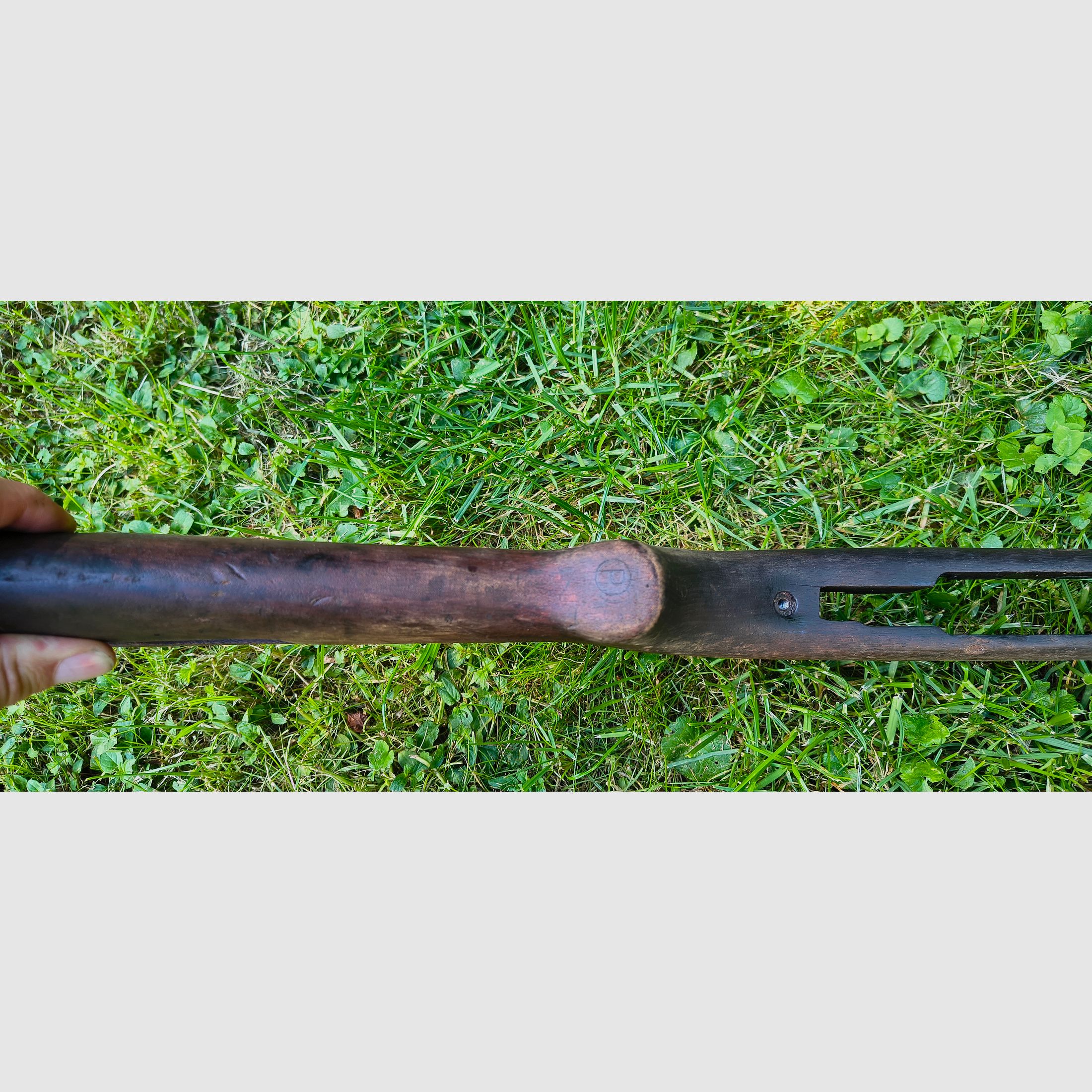 Original M1 Carbine stock, walnut, very good. Wooden stock