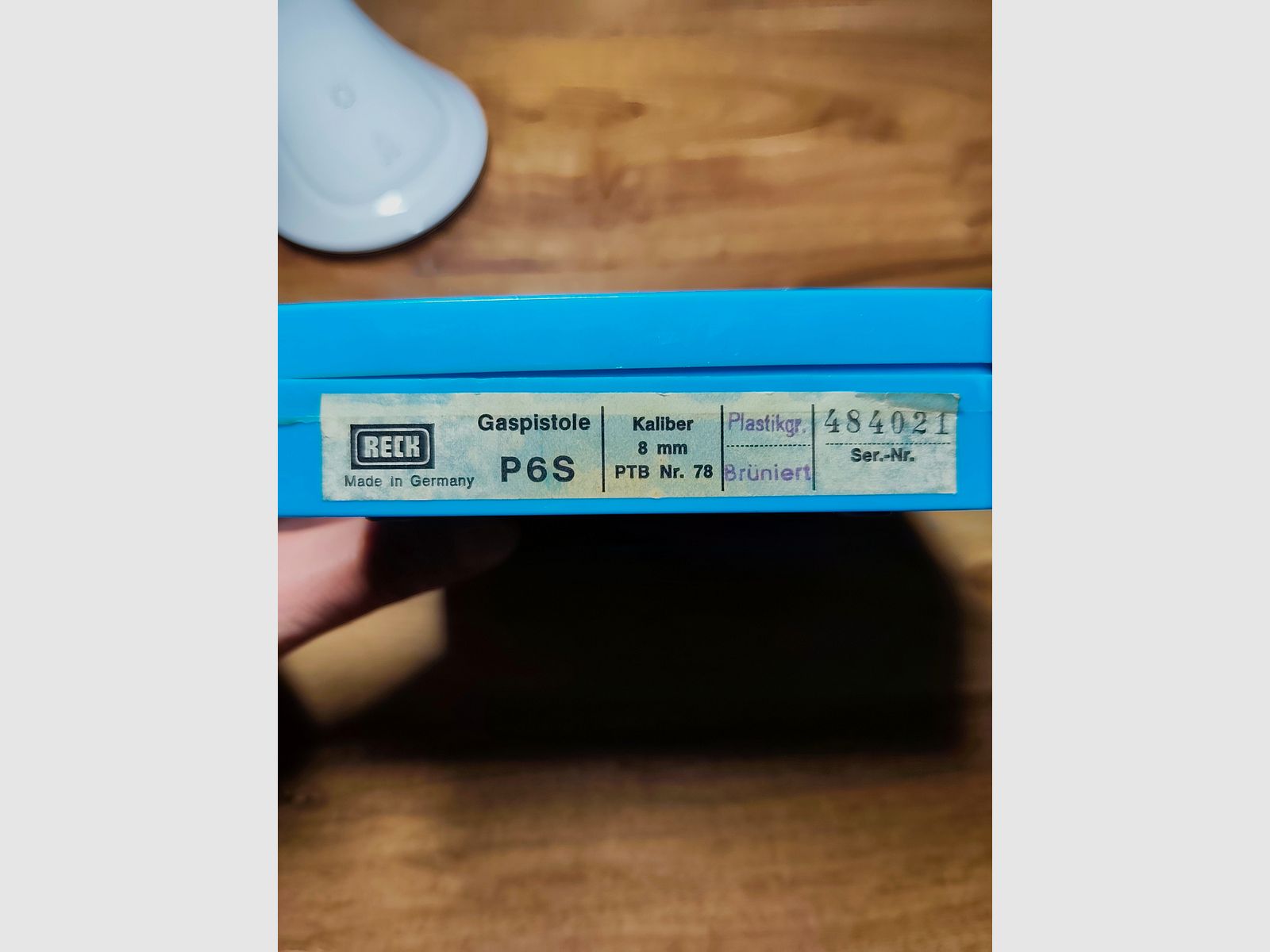 Gaspistole RECK P6s    PTB  78   Samler Pistole! OVP