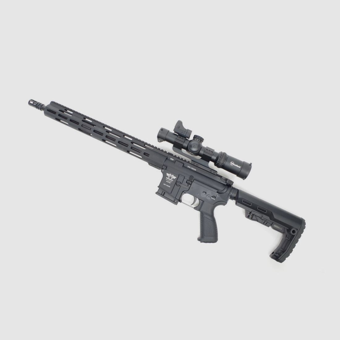 Messerschmitt AR15 16,75" Schwarz + Firefield Kommando Kit Bundle