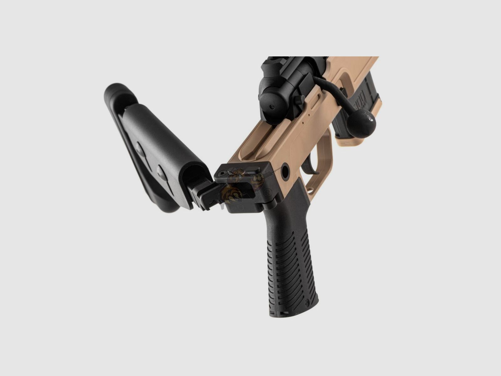 SPR 300 Pro Airsoft Sniper Rifle in Black/Tan free from 18 years, image 10 of 14