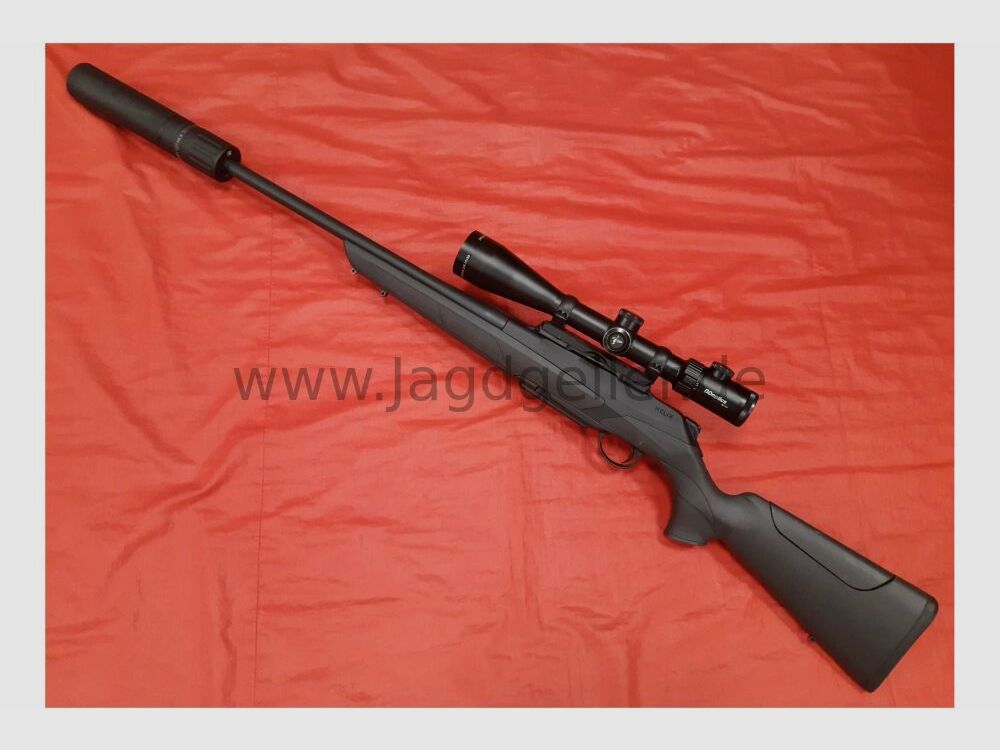 Merkel Helix Alpinist mit Schalldämpfer und DD-Optics 2,5-15x50 Zielfernroh 8x57JS