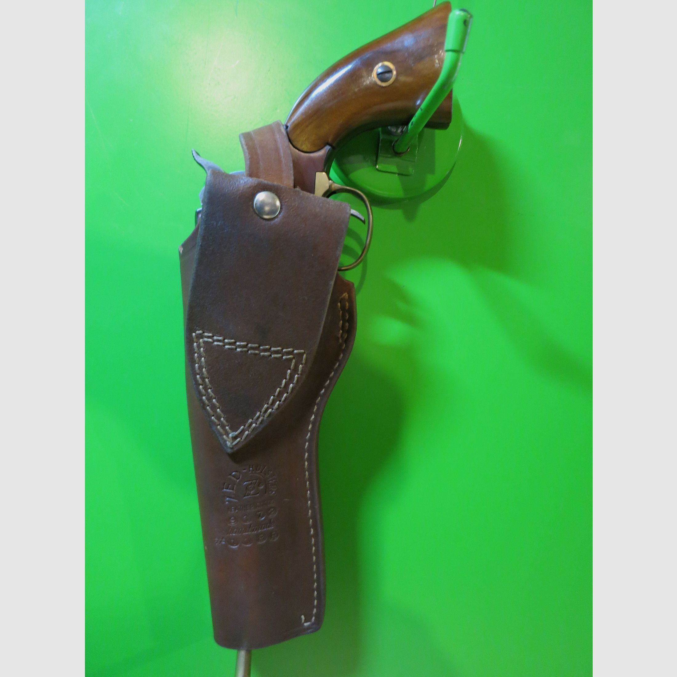 Revolver-Holster ZED HOLSTERS LEATHER GOODS. HANDMADE, Westernholster, Revolver bis 6,5"